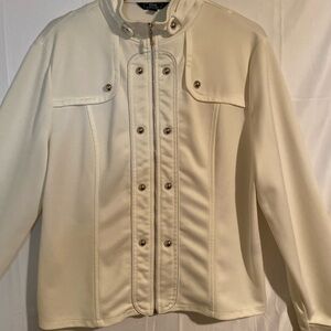 Lisa International Cream Blazer Minimalist Design